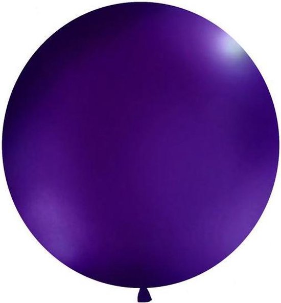 """Balloon 1m, round, Pastel dark violet"""
