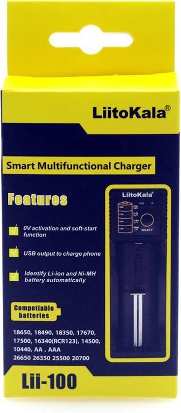 LiitoKala - Chargeur de batterie Ultrafire pour... | bol