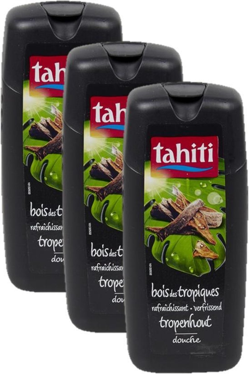 Tahiti - Tropenhout - Douchegel - 3 x 300 ml