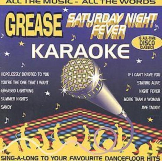 Grease And Saturday Night Fever Karaoke Cd Album Muziek 