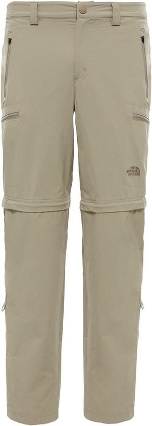 The North Face Exploration Convertible Pant Outdoorbroek Heren - Beige - Maat 28