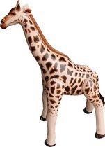 Opblaasbare giraffe 90 cm decoratie - Opblaasdieren decoraties