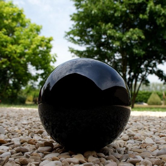 Spiegelbol - heksenbol zwart - Ø 15 cm | bol.com
