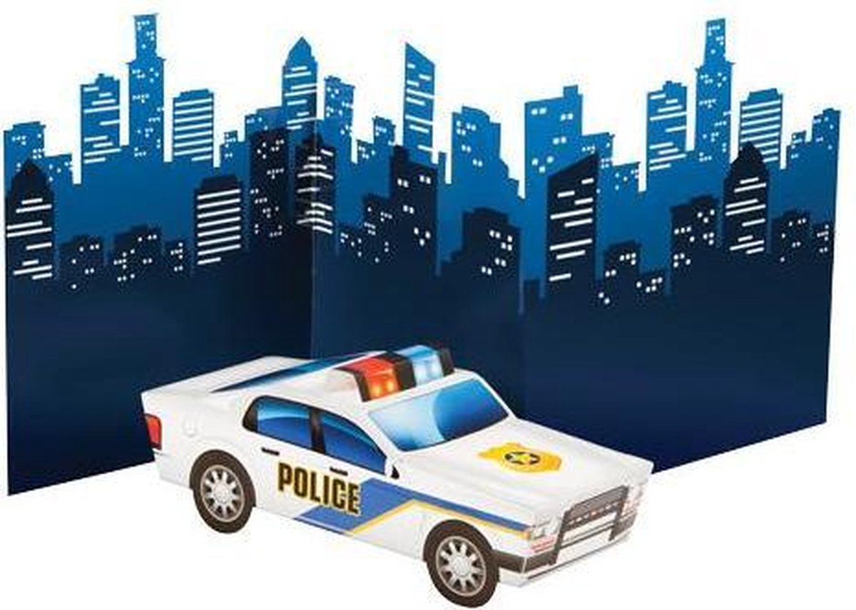 Centerpiece Politie 69x30cm