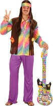 Veelkleurig pastel hippie kostuum voor mannen - Verkleedkleding - Maat XL