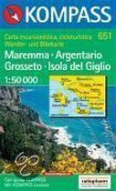 Maremma / Argentario / Grosseto / Isola Del Gigilo 1 : 50 000