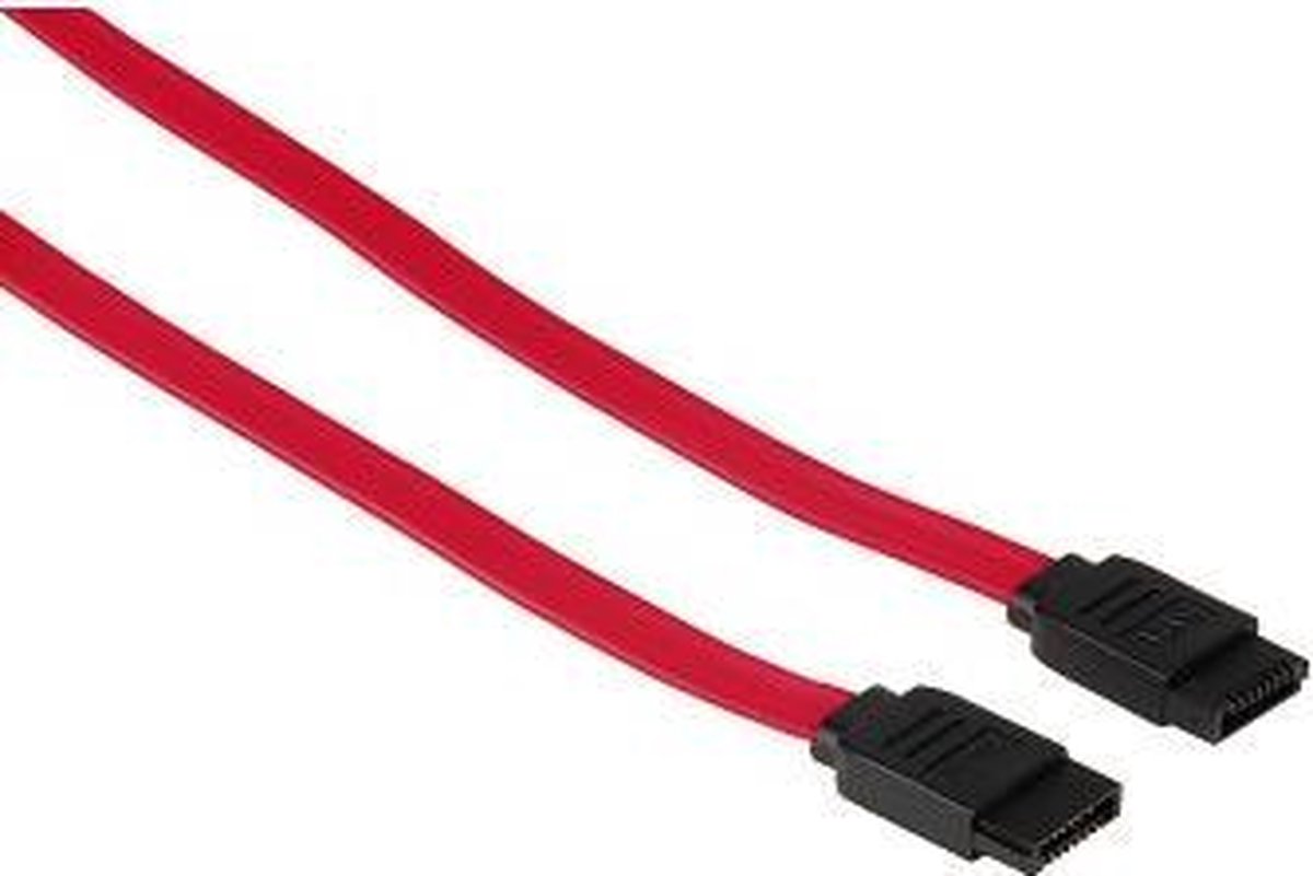 Hama SATA-kabels SATA II, 0.45m, 3 Gbit/s, Rouge