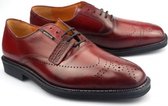 Mephisto Peter - heren veterschoen - rood - maat 45.5 (EU) 11 (UK)