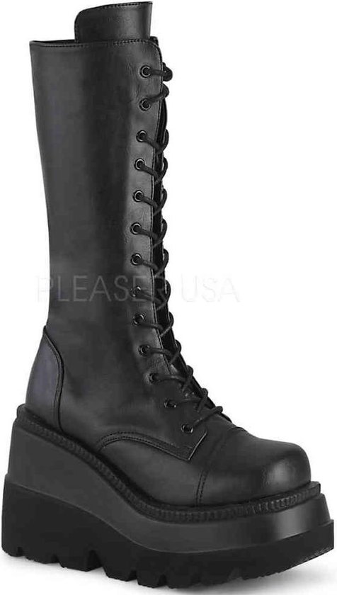 Demonia Bottes femmes -41 Chaussures- SHAKER-72 US 11 Zwart | bol