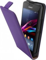 Mobiparts - paars premium flipcase - Sony Xperia E1 / E1 Dual