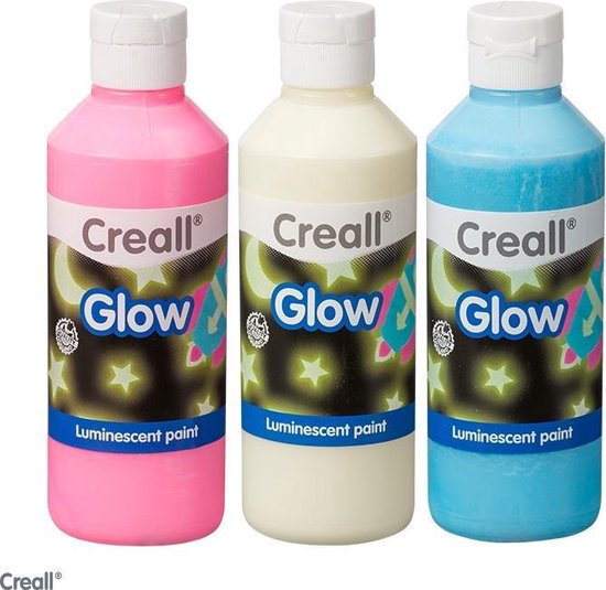 Pikken Vaarwel korting Goedkoop Creall Glow lichtgevende verf - 3x250ml online kopen uit ons gamma
