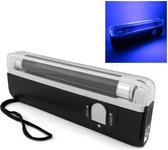 Mini 16cm UV Blacklight met Zaklamp