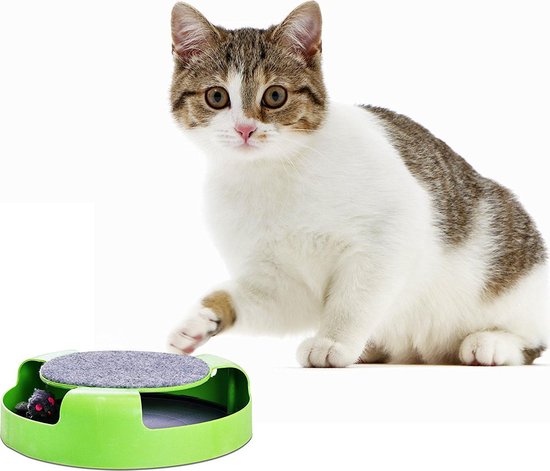 Jouet pour chats avec souris interactive et tapis de crabe Attraper la  souris Jouets... | bol.com