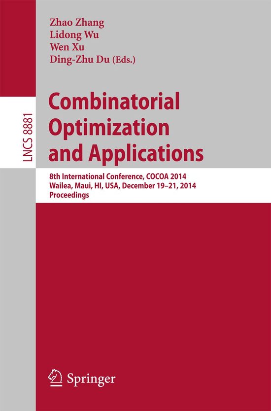 Springer Nature Proceedings Computer Science - Combinatorial ... - cover