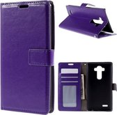 Cyclone Cover wallet hoesje LG G4 paars
