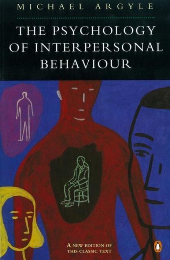 Psychology Of Interpersonal Behaviour - cover