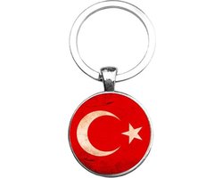 Akyol - Turkije Sleutelhanger - Turkije - degene die van Turkije houden - Turkije - Turken - vakantie - 2,5 x 2,5 CM