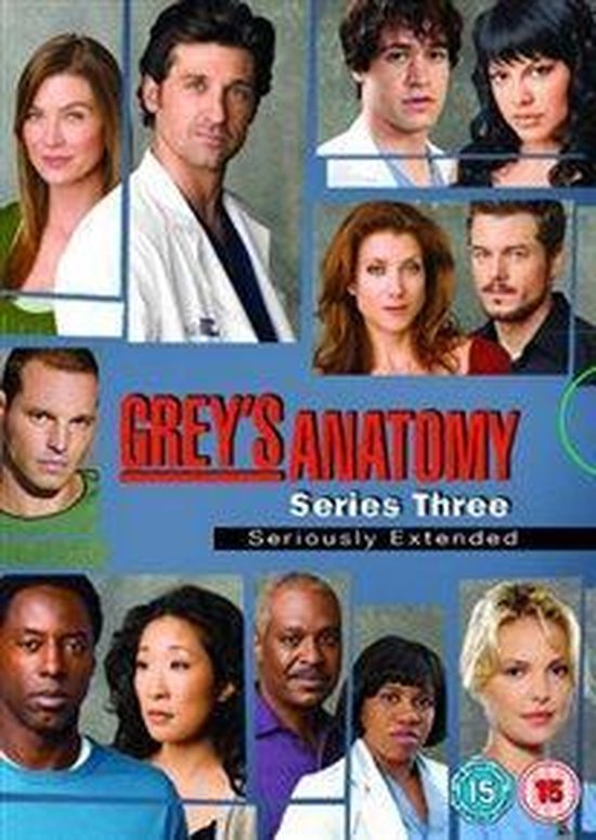 Grey's Anatomy Serie Drie: Seriously Extended poster met castleden.