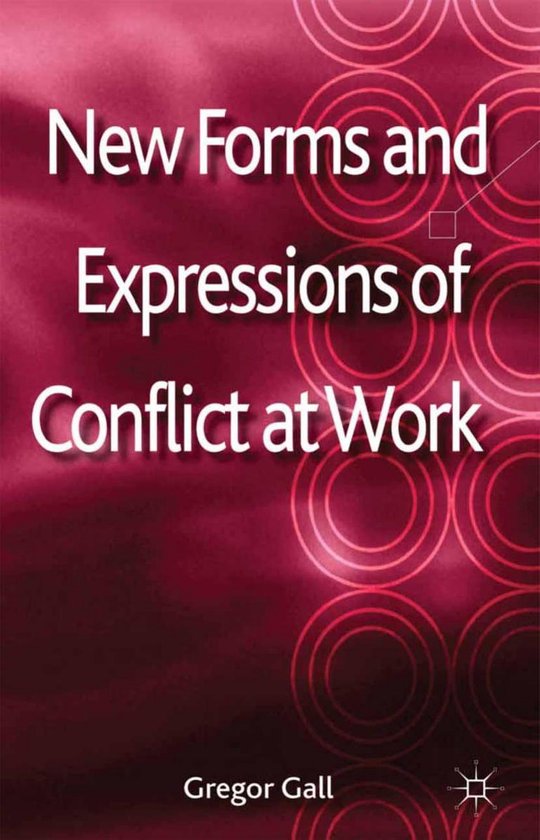 New Forms and Expressions of Conflict at Work - cover