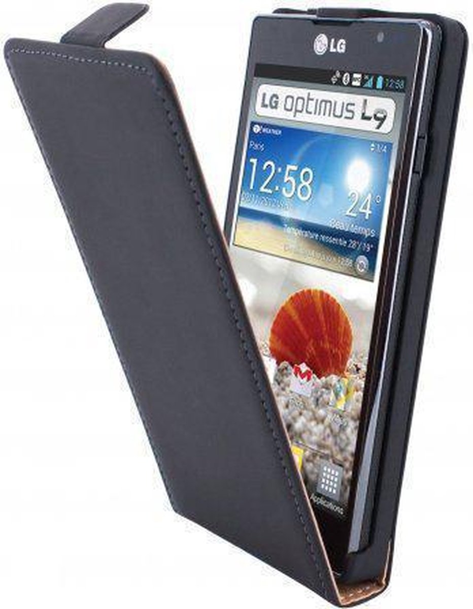 Mobiparts Premium Flip Case LG Optimus L9 (P760) Black