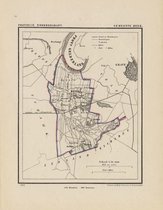 Historische kaart, plattegrond van gemeente Reek in Noord Brabant uit 1867 door Kuyper van Kaartcadeau.com