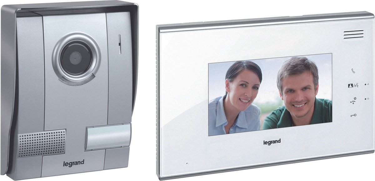 Legrand videofoon systeem met wit 7" design kleurenscherm | bol.com