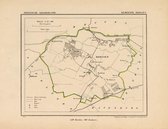 Historische kaart, plattegrond van gemeente Horssen in Gelderland uit 1867 door Kuyper van Kaartcadeau.com