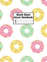 Blank Sheet Music Notebook