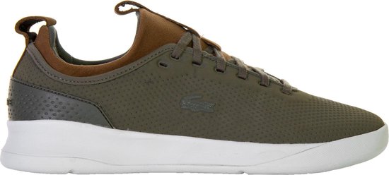 Lacoste LT Spirit 2.0 Heren Sneakers - Maat 44.5 - Mannen - groen/bruin |  bol.com