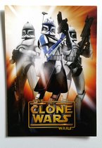 Ansichtkaarten Star the clone wars set van 2 stuks