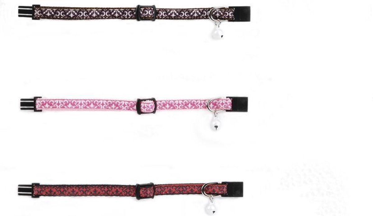 Beeztees Mystic - Kittenhalsband - Nylon - Bruin - 14-23 cm