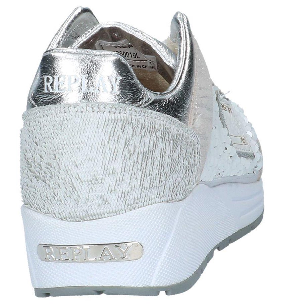 Zilveren REPLAY Sneakers RED HOT | Omoda