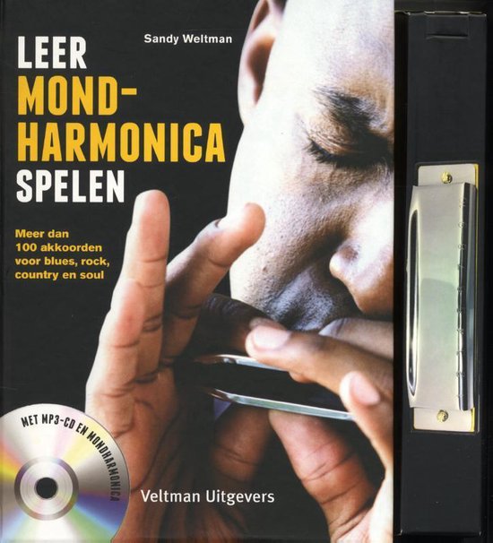 Cover van het boek 'Leer mondharmonica spelen' van Sandy Weltman