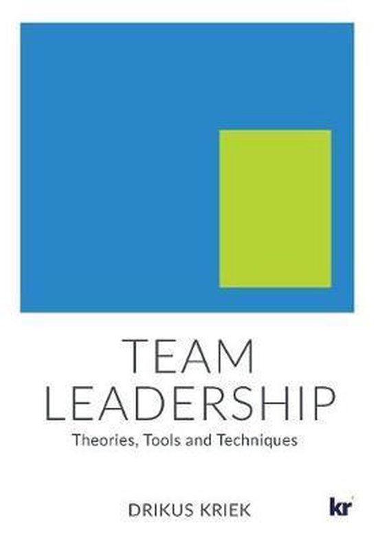 Bol Com Team Leadership Drikus Kriek Boeken