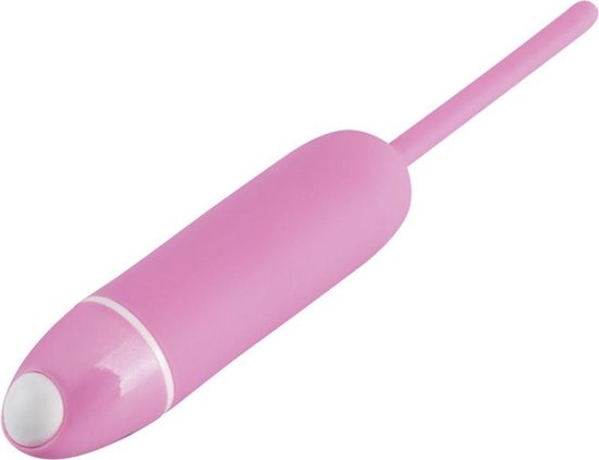 Roze vibrerende dilator voor vrouwen