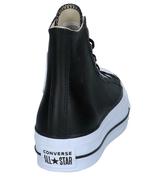 Converse Chuck Taylor All Star Lift Hi Hoge sneakers - Leren Sneaker -  Dames - Zwart - | bol.com