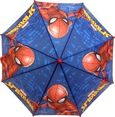 Spiderman - Paraplu - Polyester - 74 cm - Blauw