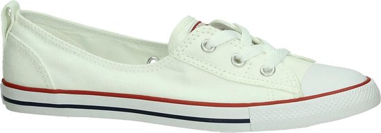 Converse - Ballet Lace Slip - Sneaker laag sportief - Dames - Maat 39 - Wit  - White | bol.com