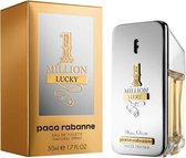 MULTI BUNDEL 2 stuks Paco Rabanne 1 Million Lucky Eau De Toilette Spray 50ml