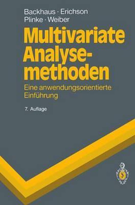Multivariate Analysemethoden - cover