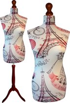 Travel Paris paspop met donker bruine sparkling driepoot  32/34