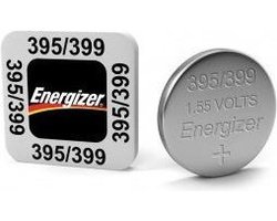1 Stuk - Energizer 395 / 399 SR927SW 52mAh 1.55V knoopcel batterij