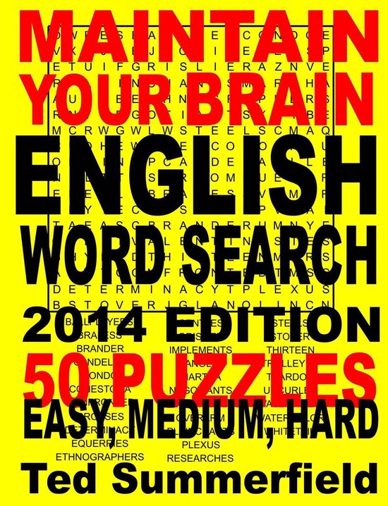 Puzzles 24 - Maintain Your Brain English Word Search, 2014 E ... - cover