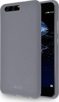 Azuri cover met zand textuur - grijs - voor Huawei P10