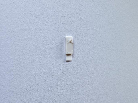 Tesa - 77772 - Clou adhésif pour papier peint et plâtre - jusqu'à 0.5kg - 13mm - transparent - 2 pièces