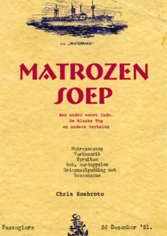 Cover van het boek 'Matrozensoep' van C. Soebroto