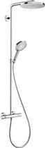 hansgrohe Raindance Select S Showerpipe 240 1jet PowderRain met thermostaat chroom