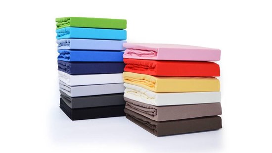 Snoozing - Hoeslaken - - Topper Simple - 90x200 cm - percale de coton - Zwart