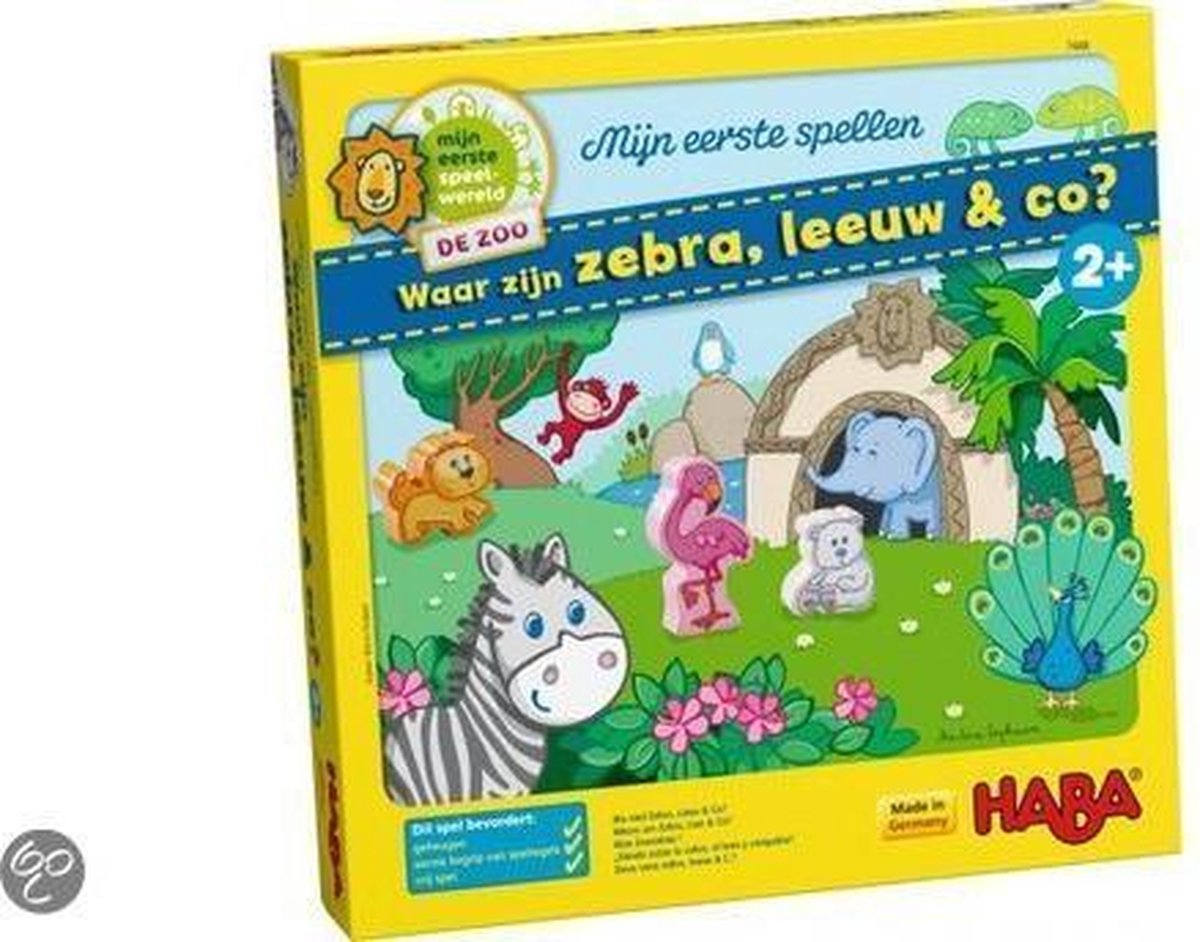 paraplu geur contant geld Spel - Mijn eerste spel - Waar zijn zebra, leeuw & co? (Nederlands) = Duits  7130 -... | bol.com