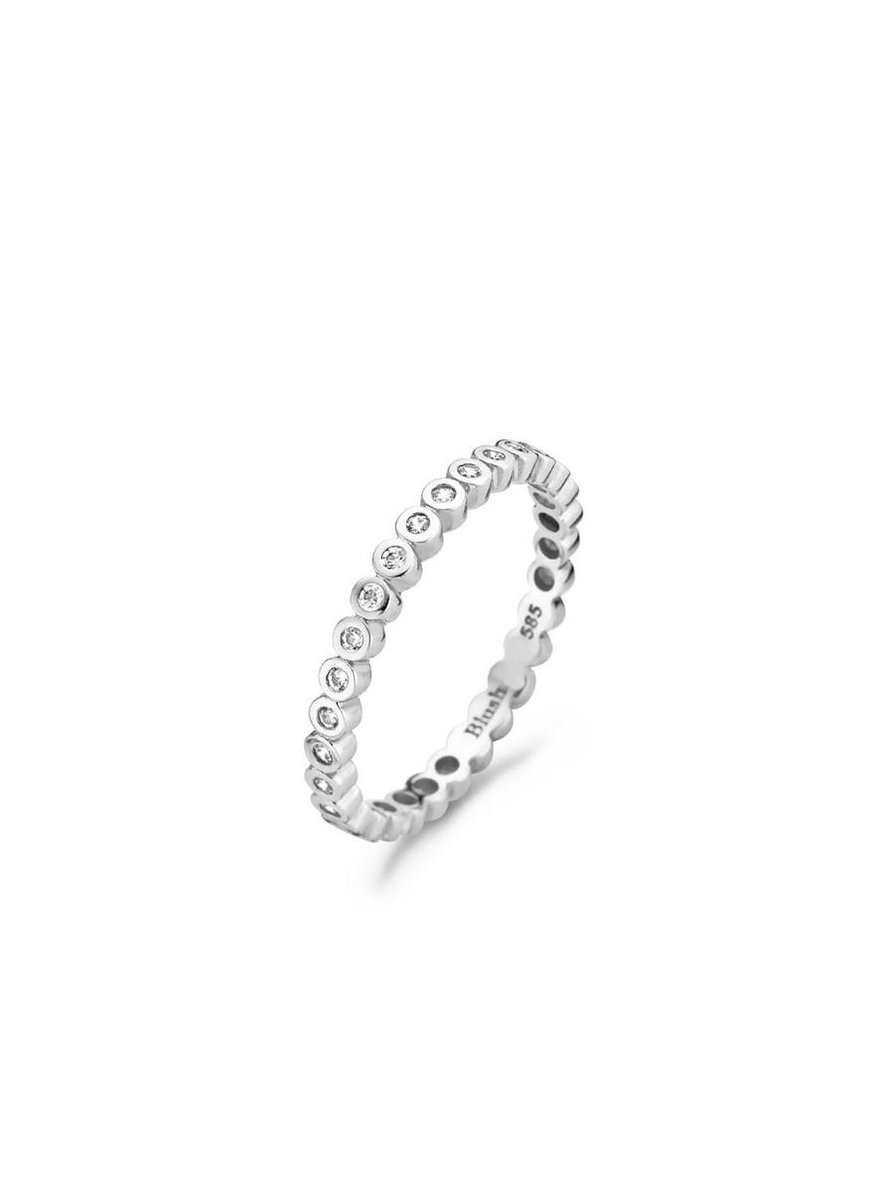 Blush Ring 1120WZI - Wit Goud (14Krt.) met Zirconia